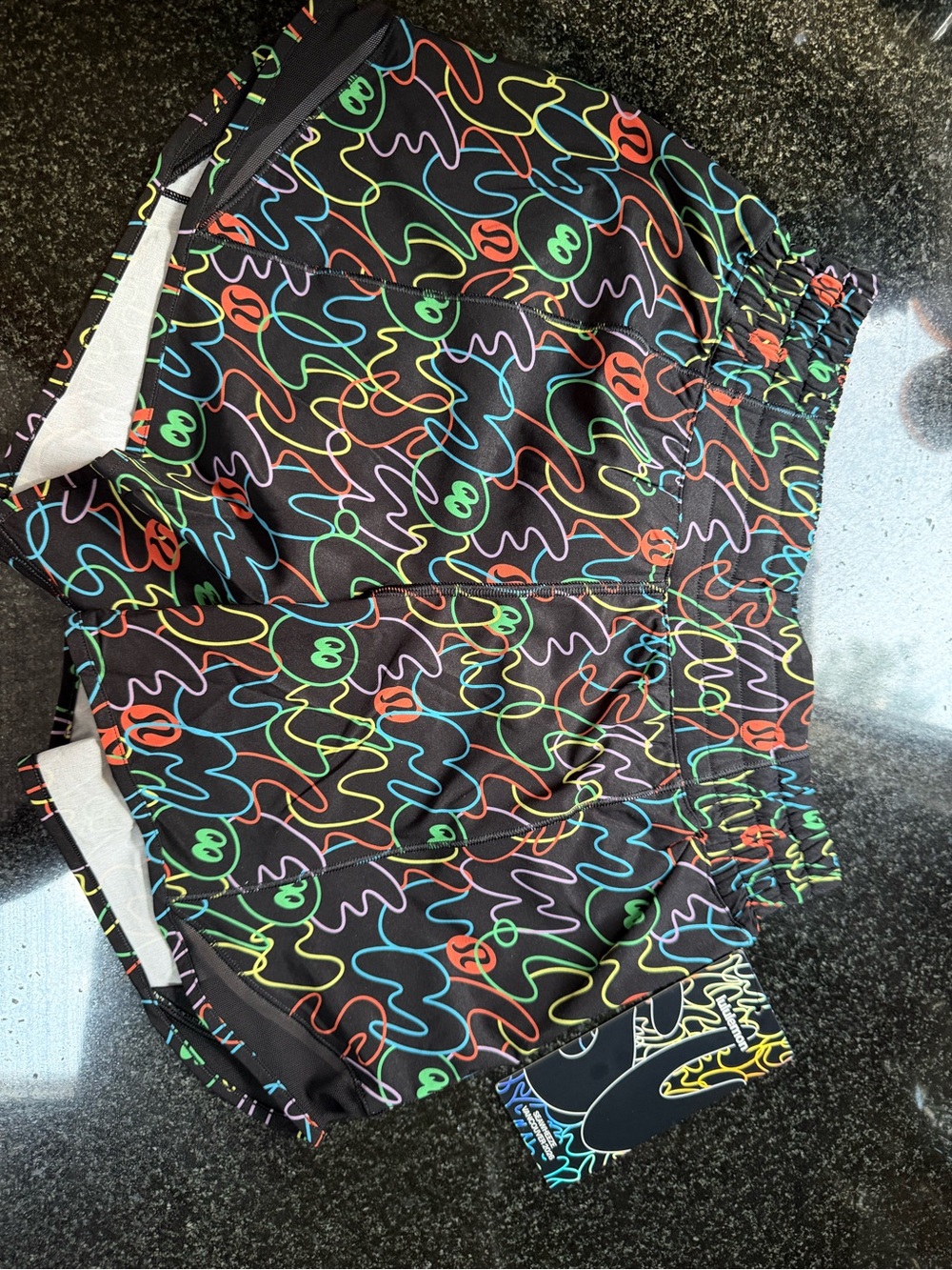 lululemon athletica Black Special Edition Seawheeze 2026 Hotty Hot Shorts Size 4